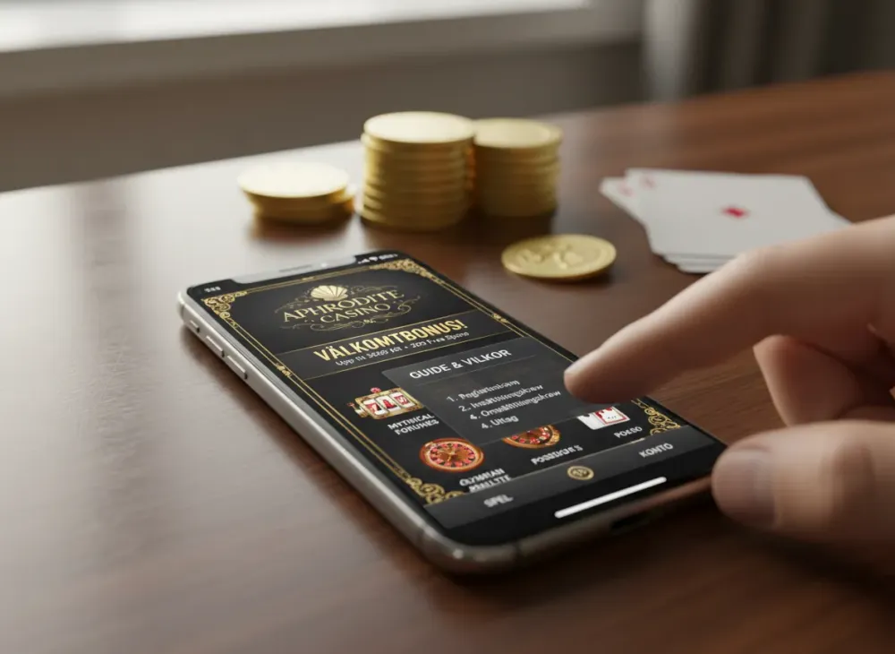 Aphrodite casino bonus - guide och villkor för spelare
